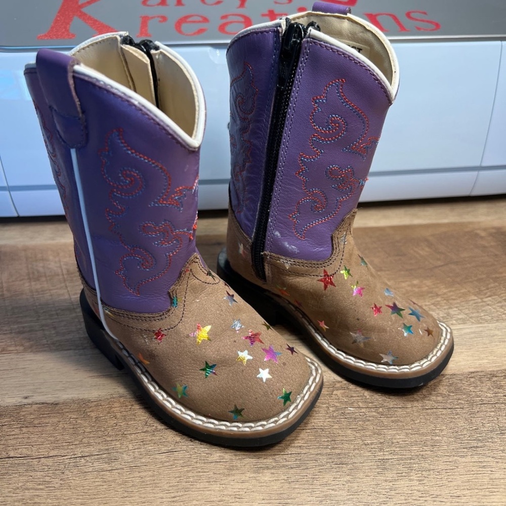 Baby girl Old West boots